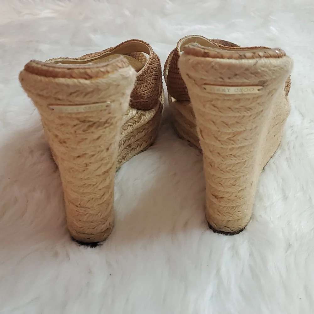 Jimmy Choo espadrilles sandals women size 40